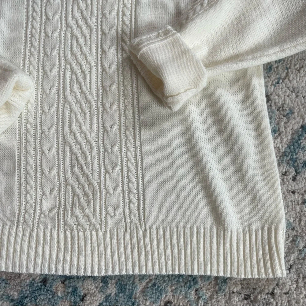 Beautiful vintage Blair off-white knitted sweater - Picture 4 of 12